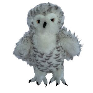 Douglas 16" Plush Owl White Spotted Standing High Quality Stuffed Animal Toy